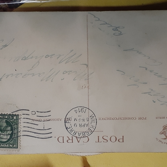 Rare antique Kaleidoscope Easter postcard - Picture 2 of 2